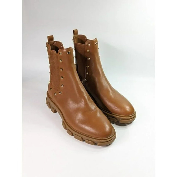 Michael Kors Women's Ridley Studded Lug-Sole Chelsea Booties Size 9 (MSRP $225) - Picture 3 of 12